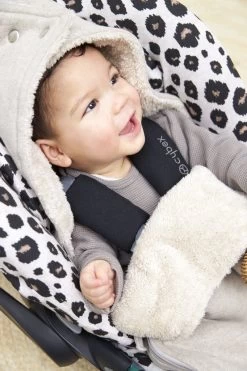 Meyco Knit Basic Voetenzak - Sand Melange -Kinderwagens Winkel 800x1200 128