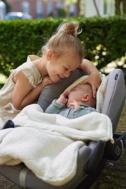 Jollein Voetenzak Voor Autostoel & Kinderwagen - River Knit - Cream White -Kinderwagens Winkel 800x1200 136