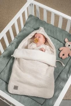 Jollein Voetenzak Voor Autostoel & Kinderwagen - River Knit - Cream White -Kinderwagens Winkel 800x1200 137