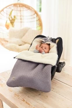 Jollein Voetenzak Voor Autostoel & Kinderwagen - Bliss Knit - Storm Grey -Kinderwagens Winkel 800x1200 141