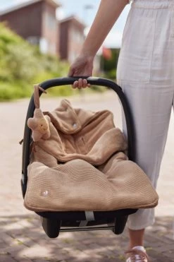 Jollein Voetenzak Voor Autstoel & Kinderwagen - Basic Knit - Biscuit -Kinderwagens Winkel 800x1200 148