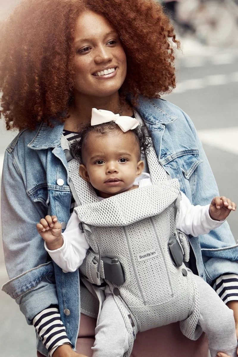 BabyBjörn Draagzak One Air - 3D Mesh - Zilver 13 BabyBjörn Draagzak One Air - 3D Mesh - Zilver - Afbeelding 13