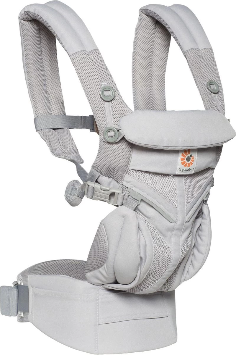 Ergobaby Omni 360 Cool Air Mesh Draagzak Baby - Pearl Grey 2 Ergobaby Omni 360 Cool Air Mesh Draagzak Baby - Pearl Grey - Afbeelding 2