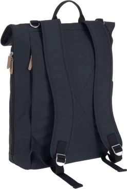 LÄSSIG Luiertas Rolltop Backpack Rugzak Incl Verschoningsmatje - Nacht Blauw -Kinderwagens Winkel 806x1200 7