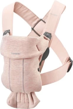 BabyBjörn Draagzak Mini - 3D Jersey - Lichtroze -Kinderwagens Winkel 806x1200 9