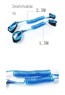 Veiligheidstuigje Voor Kinderen V2 - Polsbandje - 2,5 Meter - Blue Special Edition For The Little Him - One Size - 360° Rotatie -Kinderwagens Winkel 817x1200 11