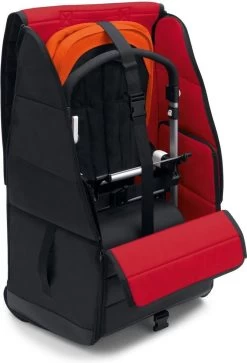 Bugaboo Comfort Transporttas - Zwart / Rood -Kinderwagens Winkel 817x1200 2