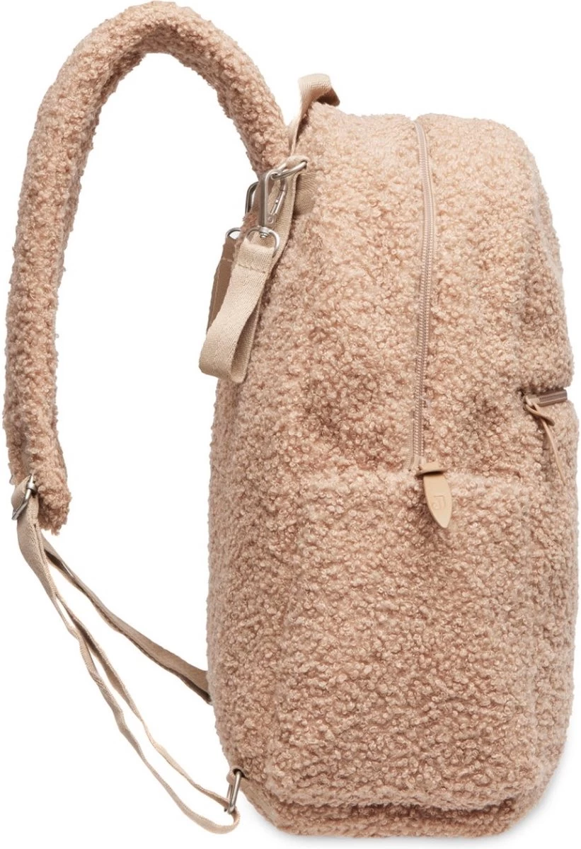 Jollein Luiertas Rugzak Boucle - Biscuit 2 Jollein Luiertas Rugzak Boucle - Biscuit - Afbeelding 2