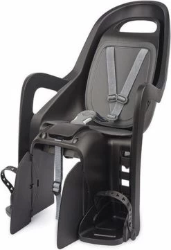 Polisport Groovy CFS Fietsstoeltje Achter - Zwart/Grijs