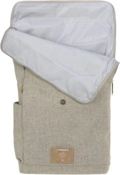 LÄSSIG Luiertas Rolltop Backpack Rugzak Incl Verschoningsmatje Choco Mélange Limited Edition -Kinderwagens Winkel 824x1200 8