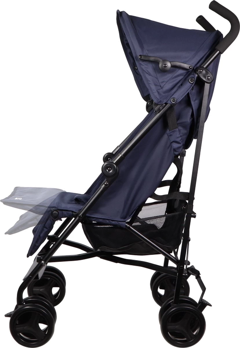 Ding GoGo Buggy - Blauw - Multi Standen Buggy - Incl. Boodschappenmandje En Zonnekap 10 Ding GoGo Buggy - Blauw - Multi Standen Buggy - Incl. Boodschappenmandje En Zonnekap - Afbeelding 10