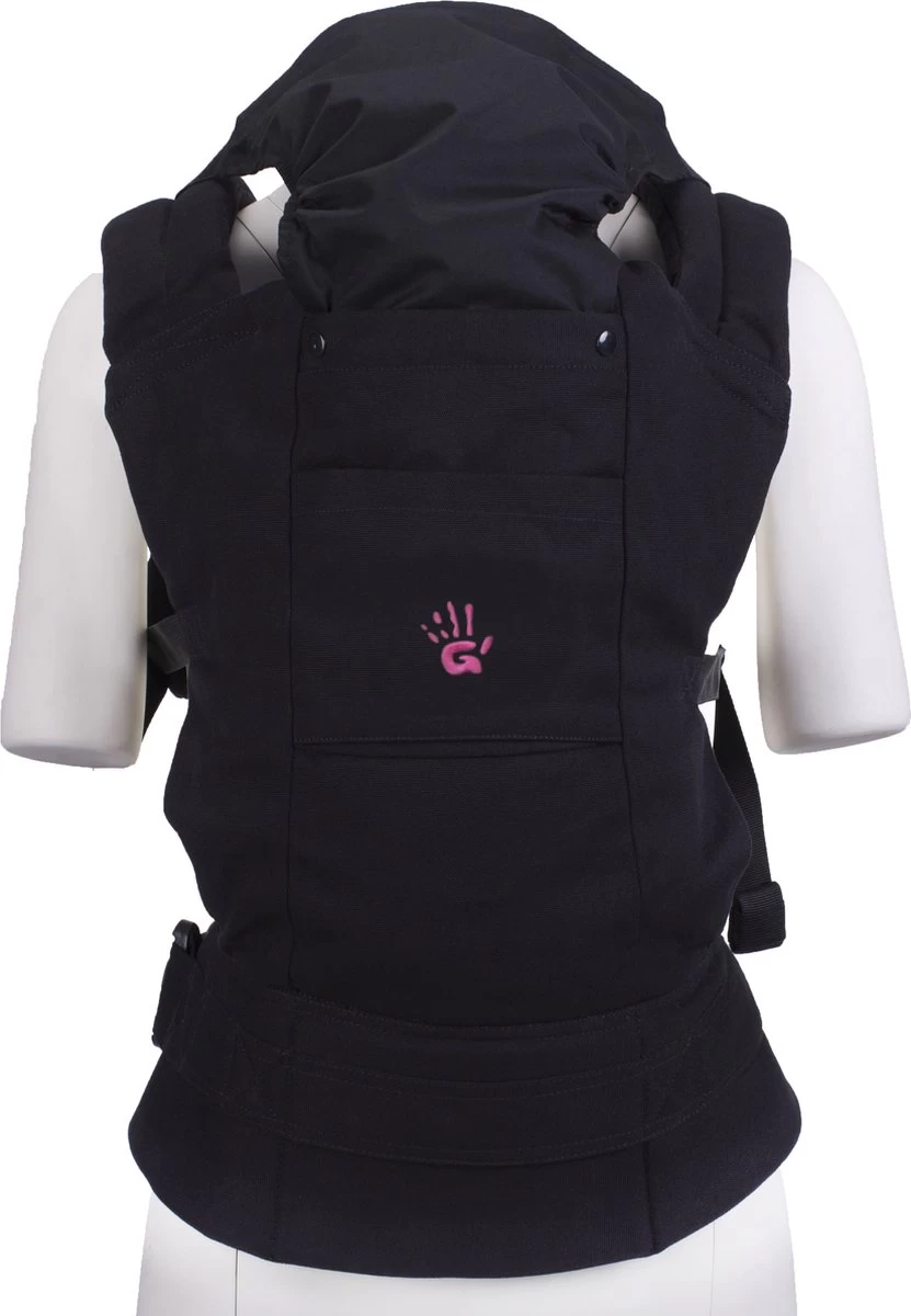 Praktische Draagzak Baby - Zwart - Babydrager - Buikdrager En Rugdrager - Opbergtas Inbegrepen 2 Praktische Draagzak Baby - Zwart - Babydrager - Buikdrager En Rugdrager - Opbergtas Inbegrepen - Afbeelding 2