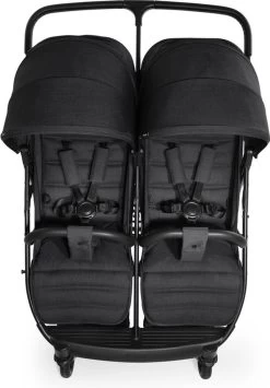 Hauck Uptown Duo Melange Broertje/zusje Kinderwagen Black