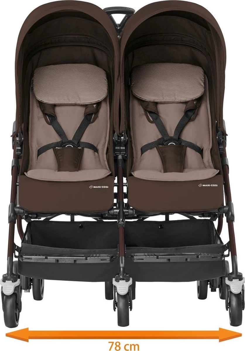 Maxi-Cosi Dana For2 - Duo Kinderwagen - Earth Brown 1 Maxi-Cosi Dana For2 - Duo Kinderwagen - Earth Brown