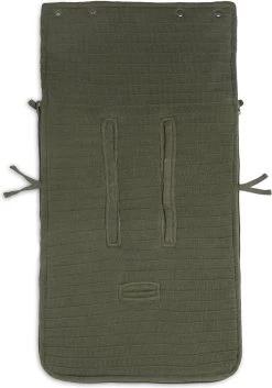 Jollein Voetenzak Pure Knit - Leaf Green -Kinderwagens Winkel 839x1200 9