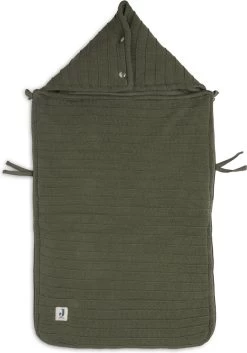 Jollein Voetenzak Pure Knit - Leaf Green -Kinderwagens Winkel 840x1200 11