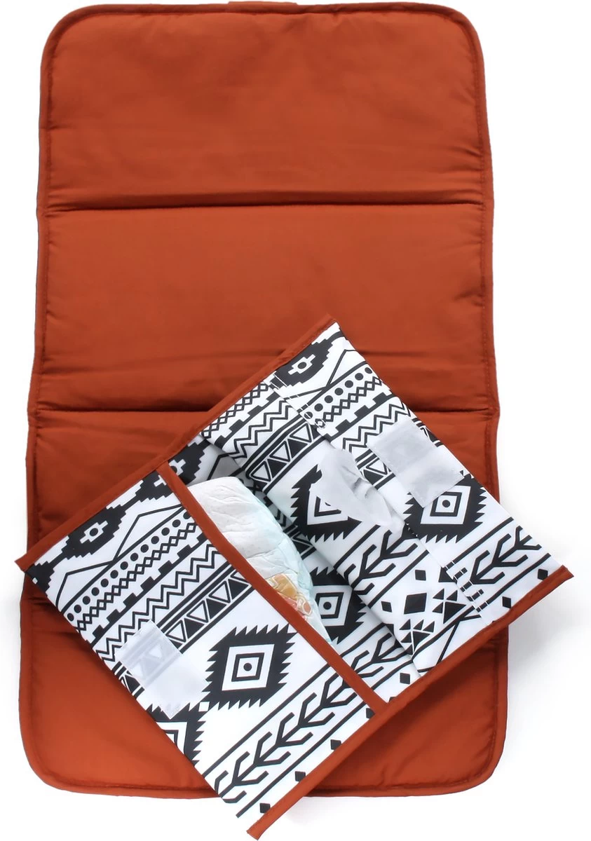 KipKep Napper Combi Verschoningsset - Uit Gerecyclede Materialen - Etnic Spice 2 KipKep Napper Combi Verschoningsset - Uit Gerecyclede Materialen - Etnic Spice - Afbeelding 2