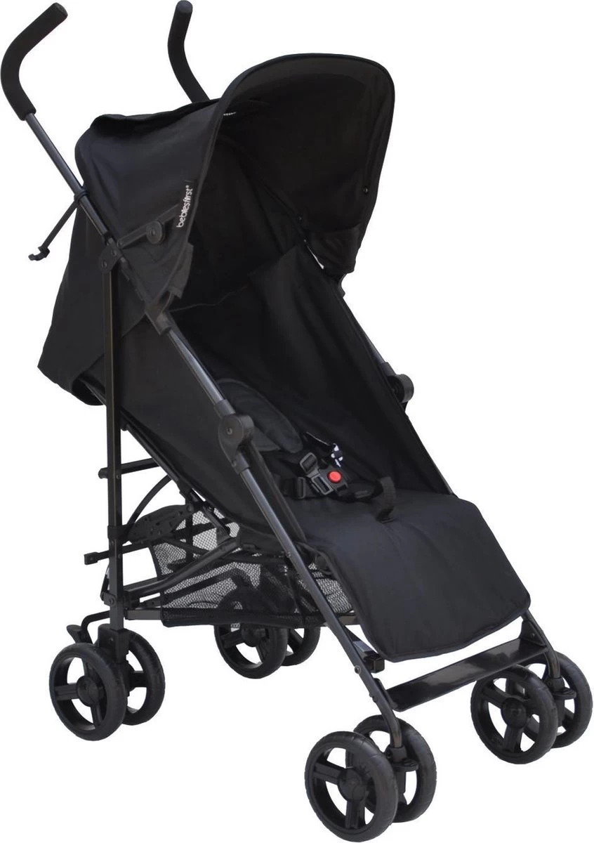Bebies First Buggy - Plooibuggy - Lichtgewicht - 5 Standen - Comfortabele Rugleuning & Tot 22 Kg - Zwart 5 Bebies First Buggy - Plooibuggy - Lichtgewicht - 5 Standen - Comfortabele Rugleuning & Tot 22 Kg - Zwart - Afbeelding 5