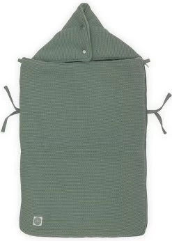 Jollein Voetenzak Voor Autostoel & Kinderwagen - Basic Knit - Forest Green -Kinderwagens Winkel 856x1200 15
