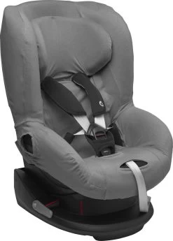 Meyco - Autostoelhoes Basic Jersey - Grijs - Groep 1 Met Hoofdsteun