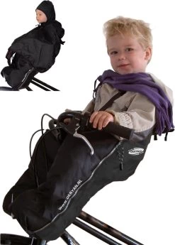 Deryan Bike-a-way Fietsstoeltje Voor - Fiets Regenhoes - Warme Jas En Windbreaker + Regenponcho - Bobike & Yepp -Kinderwagens Winkel 858x1200 6