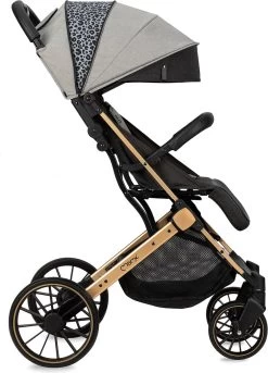 MoMi Wandelwagen - Compacte Lichtgewicht Buggy - Estelle Dakar Met XXL Wielen & Zonnekap - Leopard - Grijs-Goud (geschikt Van 6mnd - 22kg) -Kinderwagens Winkel 863x1200 2