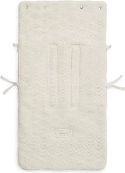 Jollein Voetenzak Voor Autostoel & Kinderwagen - River Knit - Cream White -Kinderwagens Winkel 864x1200 5