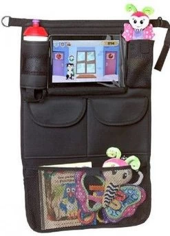 A3 Baby & Kids Autostoel Organizer Met Tablet Houder - Zwart -Kinderwagens Winkel 865x1200