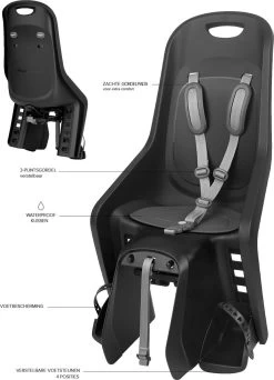 Polisport Bubbly Maxi MIK HD Kinderzitje - Zwart/donkergrijs -Kinderwagens Winkel 866x1200 4