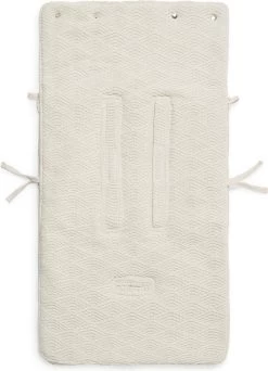 Jollein Voetenzak Voor Autostoel & Kinderwagen - River Knit - Cream White -Kinderwagens Winkel 866x1200 5