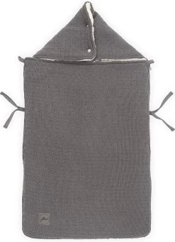 Jollein Voetenzak Voor Autostoel & Kinderwagen - Bliss Knit - Storm Grey -Kinderwagens Winkel 868x1200 9