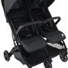 Deryan Luxe Rolo X2 Dubbele Buggy - Duo Buggy - Zwart
