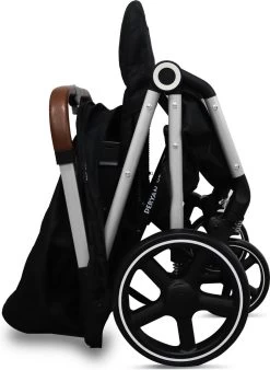 Deryan Luxe XP Buggy XL - Compact Lichtgewicht - Zwart - Aluminium Frame -Kinderwagens Winkel 878x1200 3