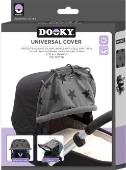 Dooky Universal Cover Zonnescherm Kinderwagen - Grey Stars 17 Dooky Universal Cover Zonnescherm Kinderwagen - Grey Stars -Kinderwagens Winkel 893x1200 7