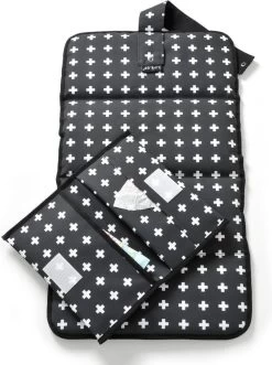 Merkloos KipKep Napper Luieretui - Crossy Black -Kinderwagens Winkel 895x1200 7