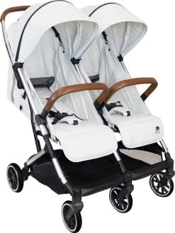 Deryan Luxe Rolo X2 Dubbele Buggy - Duo Buggy - Creme -Kinderwagens Winkel 900x1200 17