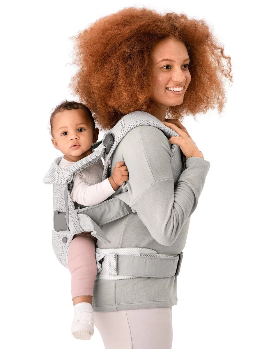 BabyBjörn Draagzak One Air - 3D Mesh - Zilver 14 BabyBjörn Draagzak One Air - 3D Mesh - Zilver - Afbeelding 14