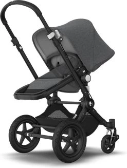 Bugaboo Cameleon 3 Plus Kinderwagen Met Stoel En Wieg - Zwart / Gemȇleerd Grijs -Kinderwagens Winkel 906x1200 6