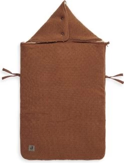 Jollein Voetenzak Voor Autostoel & Kinderwagen - Bliss Knit - Caramel -Kinderwagens Winkel 914x1200 4