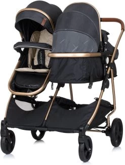 Duo Kinderwagen Chipolino Duo Smart Zwart, Incl. Luiertas