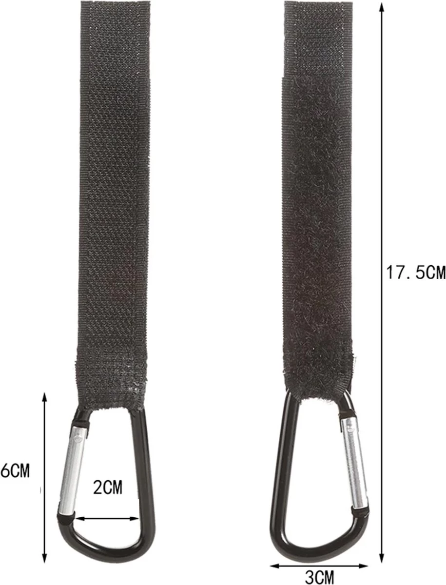 Kinderwagen Haakjes - Buggy Tassen Haakjes - 2 Stuks - Babywagen - Tassen Dragers - Rheme 6 Kinderwagen Haakjes - Buggy Tassen Haakjes - 2 Stuks - Babywagen - Tassen Dragers - Rheme - Afbeelding 6