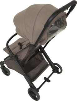 Prénatal Compact Buggy - Traploos Verstelbare Rugleuning - Inklapbaar Met 1 Hand - Plooibuggy - Taupe -Kinderwagens Winkel 916x1200 1