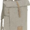 LÄSSIG Luiertas Rolltop Backpack Rugzak Incl Verschoningsmatje Choco Mélange Limited Edition