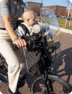 Deryan Bike-a-way Fietsstoeltje Voor - Fiets Regenhoes - Warme Jas En Windbreaker + Regenponcho - Bobike & Yepp -Kinderwagens Winkel 917x1200 7