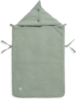Jollein Voetenzak Voor Autostoel & Kinderwagen - Basic Knit - Forest Green -Kinderwagens Winkel 921x1200 13