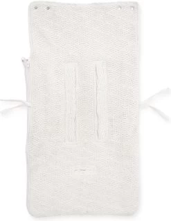 Jollein Voetenzak Voor Autostoel & Kinderwagen - River Knit - Cream White -Kinderwagens Winkel 932x1200 7