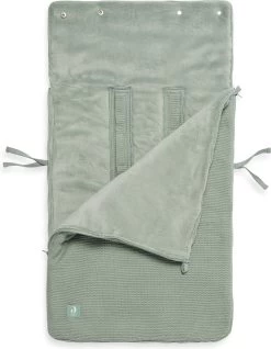 Jollein Voetenzak Voor Autostoel & Kinderwagen - Basic Knit - Forest Green -Kinderwagens Winkel 933x1200 8