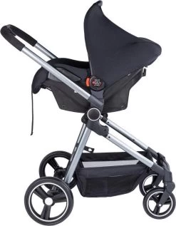 Puck Stroller 3 In 1 Max Zwart Met Frame Antra Incl Autostoel/Adapter/Mamabag -Kinderwagens Winkel 934x1200 9