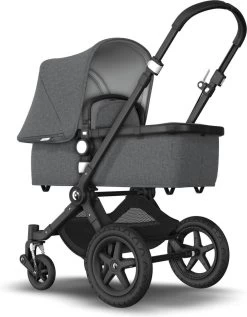 Bugaboo Cameleon 3 Plus Kinderwagen Met Stoel En Wieg - Zwart / Gemȇleerd Grijs -Kinderwagens Winkel 936x1200 6
