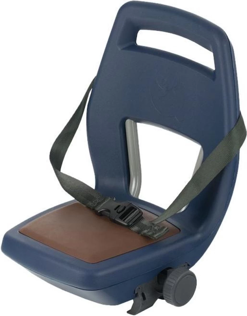 Qibbel 6+ Junior Fietsstoeltje Achter - Blauw Met Bruin Kussentje 15 Qibbel 6+ Junior Fietsstoeltje Achter - Blauw Met Bruin Kussentje - Afbeelding 15